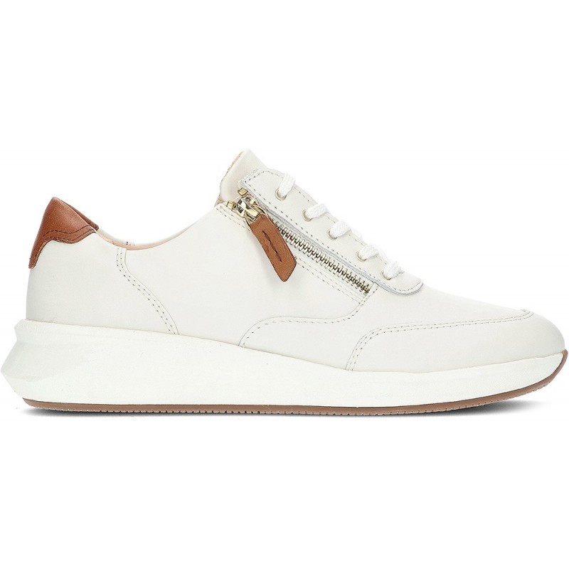 CLARKS UN RIO ZIP-SNEAKERS WHITE