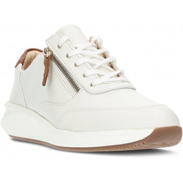 CLARKS UN RIO ZIP-SNEAKERS WHITE