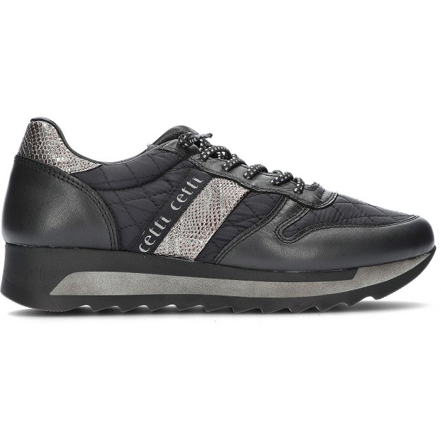GEPOLSTERTE SNEAKERS CETTI C-847 NEGRO GEPOLSTERTE SNEAKERS CETTI C-847 NEGRO