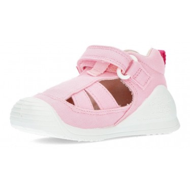 BIOMECANICS CANONA Babygürtelsandalen PINK