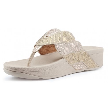 FITFLOP PAISLEY ROPE TOE THONGS Sandalen PLATINO