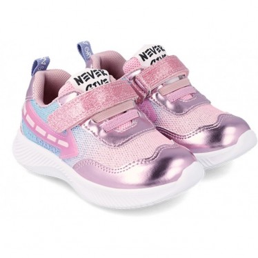 SNEAKER MIT LEICHTEM GARVALIN 231805 VEGAN ROSA