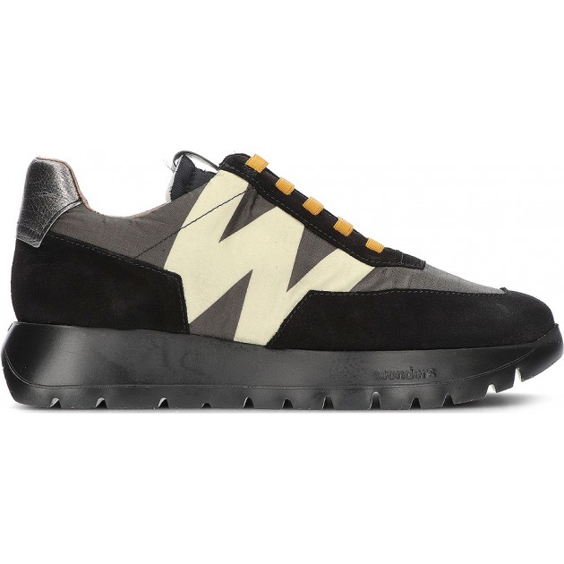 SNEAKER WONDERS TREND NYLON A-2422 NEGRO