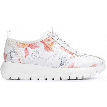 WONDERS START BLUMENSNEAKER A-2424 FLORAL_WHITE