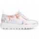 WONDERS START BLUMENSNEAKER A-2424 FLORAL_WHITE