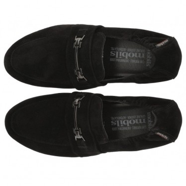 MEPHISTO MOBILS NADIRA MOCCASINS BLACK