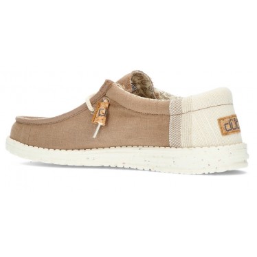 DUDE WALLY LEINENSCHUHE NATURAL