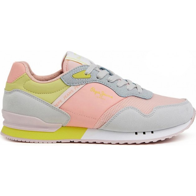 PEPE JEANS LONDON MAD PLS31464 SNEAKERS PINK PEPE JEANS LONDON MAD PLS31464 SNEAKERS PINK