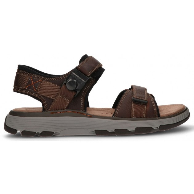 CLARKS SANDALEN UN TREK TEIL 26131 BROWN CLARKS SANDALEN UN TREK TEIL 26131 BROWN