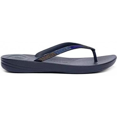 FITFLOP DG5 SPARKLE KLASSISCHE IQUSHION-SANDALEN MIDNIGHT_NAVY