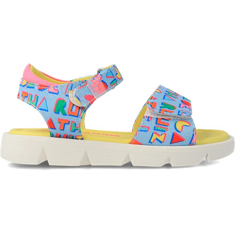 AGATHA RUIZ DE LA PRADA SANDALEN MIT DRUCK 232955 JEANS