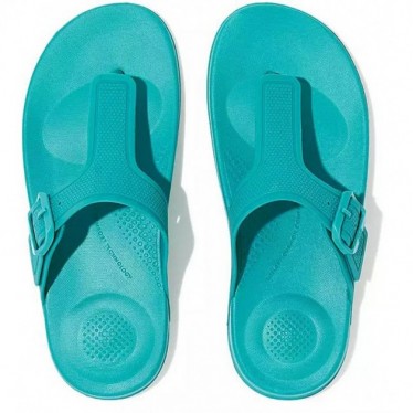 FITFLOP GB3 IQUSHION SANDALEN MIT VERSTELLBARER SCHNALLE TAHITI_BLUE