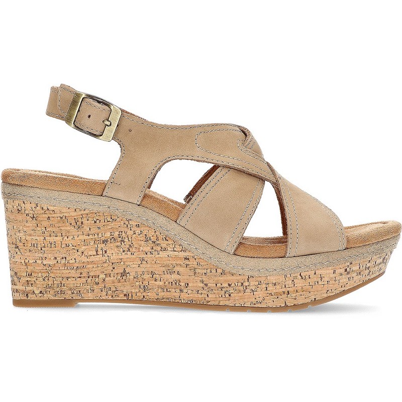 CLARKS ELLERIRAE SANDALEN NOUGAT