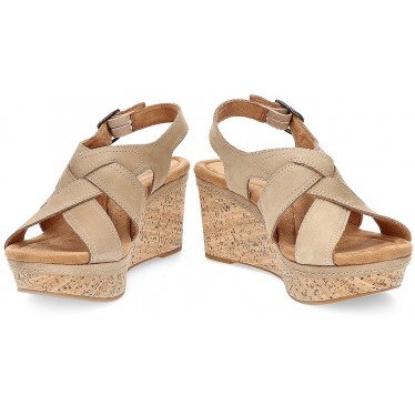 CLARKS ELLERIRAE SANDALEN NOUGAT