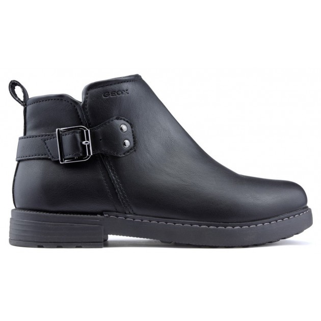 GEOX J ECLAIR GD SYNT LEA STIEFEL BLACK