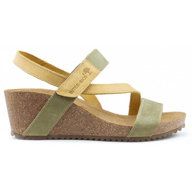 INTERBIOS Sandalen Komfortabler Keil 2019 MOSTAZA INTERBIOS Sandalen Komfortabler Keil 2019 MOSTAZA