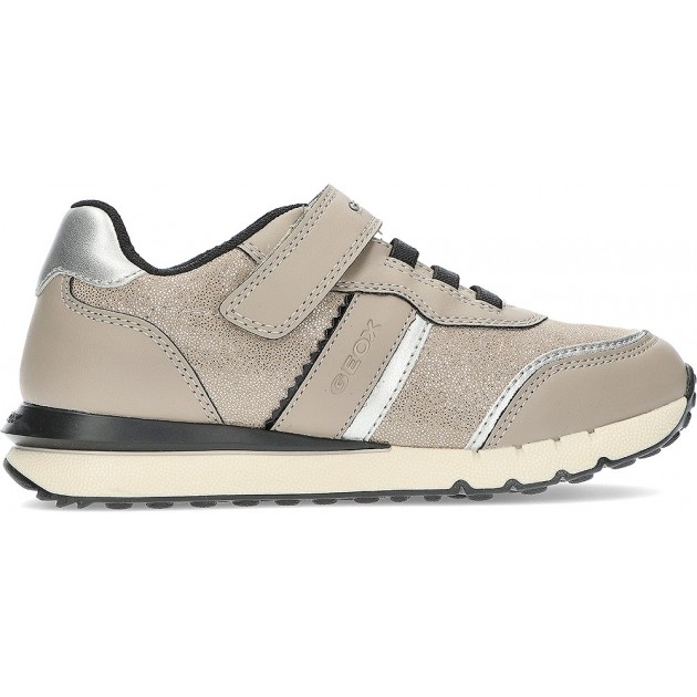 TURNSCHUHE GEOX J26GZB ROCK_SILVER