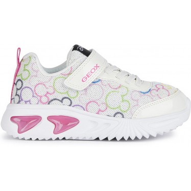 GEOX ASSISTER JUNIOR MINNIE SPORTS MIT LICHT J45E9D BLANCO