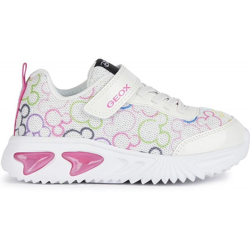 GEOX ASSISTER JUNIOR MINNIE SPORTS MIT LICHT J45E9D BLANCO