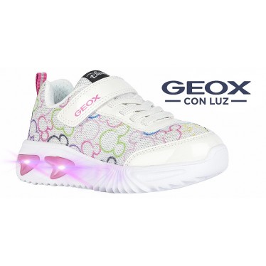 GEOX ASSISTER JUNIOR MINNIE SPORTS MIT LICHT J45E9D BLANCO