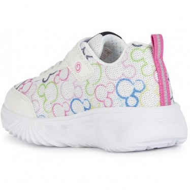 GEOX ASSISTER JUNIOR MINNIE SPORTS MIT LICHT J45E9D BLANCO