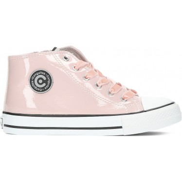 CONGUITOS HOHE SNEAKERS AUS LACKLEDER 283009 ROSA