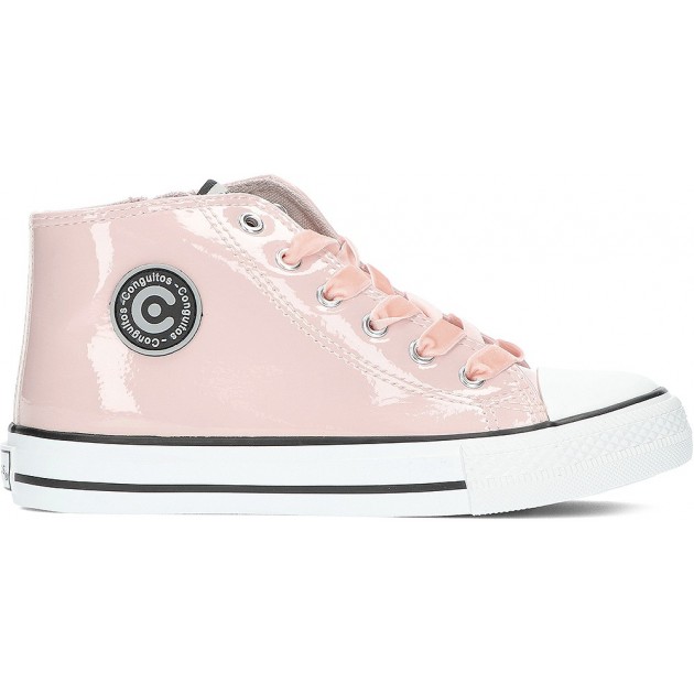 CONGUITOS HOHE SNEAKERS AUS LACKLEDER 283009 ROSA CONGUITOS HOHE SNEAKERS AUS LACKLEDER 283009 ROSA