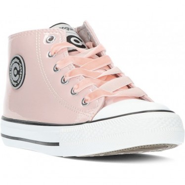 CONGUITOS HOHE SNEAKERS AUS LACKLEDER 283009 ROSA