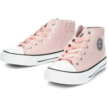 CONGUITOS HOHE SNEAKERS AUS LACKLEDER 283009 ROSA