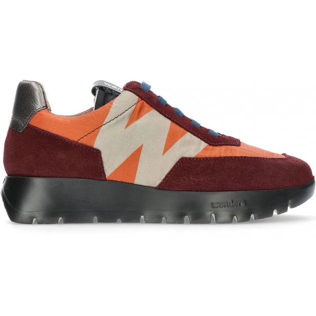 SNEAKER WONDERS TREND NYLON A-2422 VINO