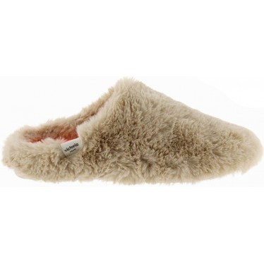 VICTORIA NORTH HAARPANTOFFEL 1081117 BEIGE