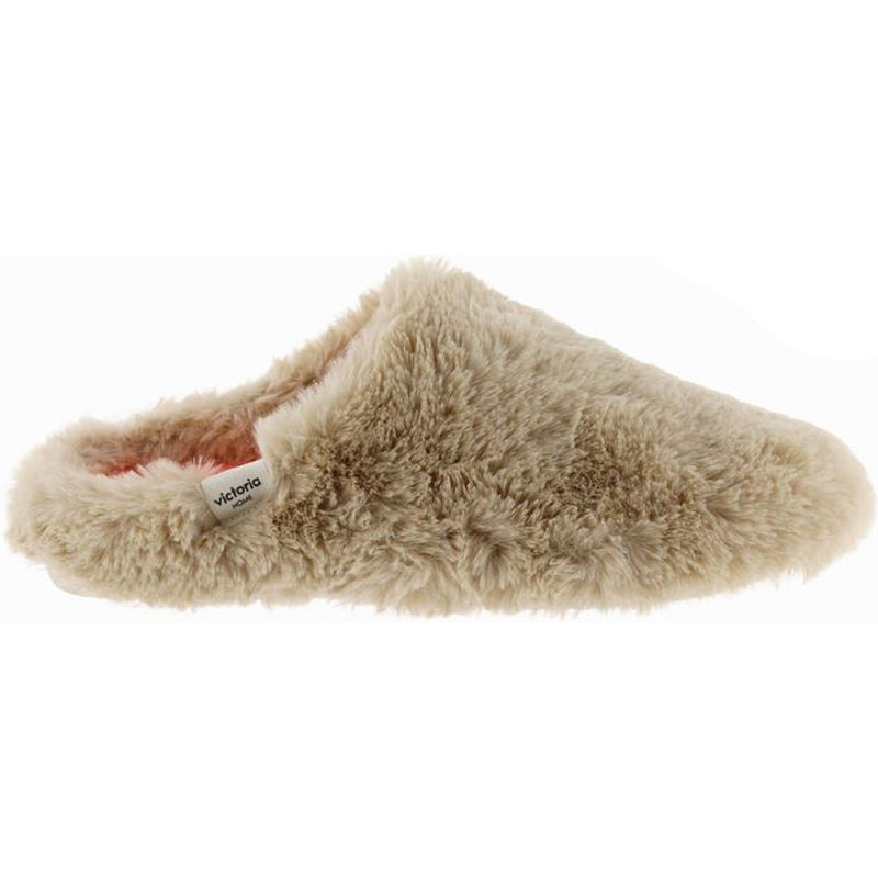 VICTORIA NORTH HAARPANTOFFEL 1081117 BEIGE