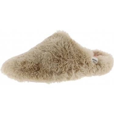 VICTORIA NORTH HAARPANTOFFEL 1081117 BEIGE