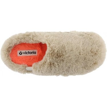VICTORIA NORTH HAARPANTOFFEL 1081117 BEIGE