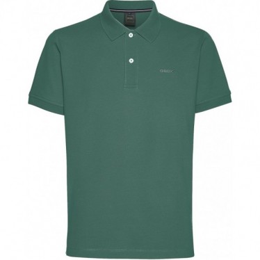 POLOSHIRT GEOX M3510B FOREST_GREEN