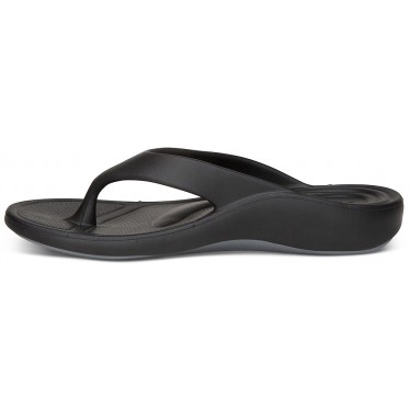 AETREX MAUI SKYCLOUD L3000W ORTHESISCHE FLIP-FLOPS BLACK