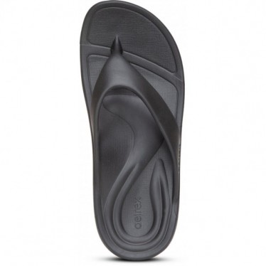 AETREX MAUI SKYCLOUD L3000W ORTHESISCHE FLIP-FLOPS BLACK