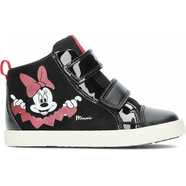 GEOX STIEFELETTEN MINNIE MOUSE B36D5D BLACK_RED