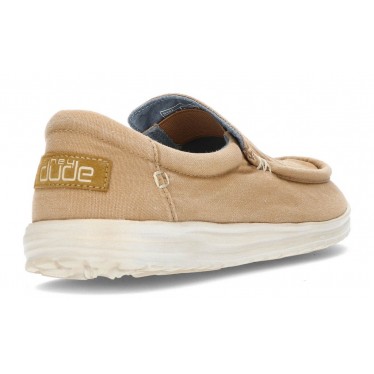 SCHUHE DUDE MIKKA 150301 WASHED_TOBACCO