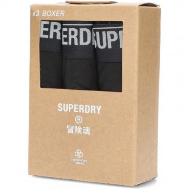 SUPERDRY BOXER M3110342 3ER-PACK BLACK_BLACK