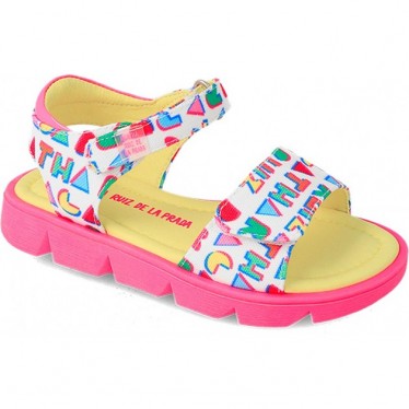 AGATHA RUIZ DE LA PRADA SANDALEN MIT DRUCK 232955 BLANCO