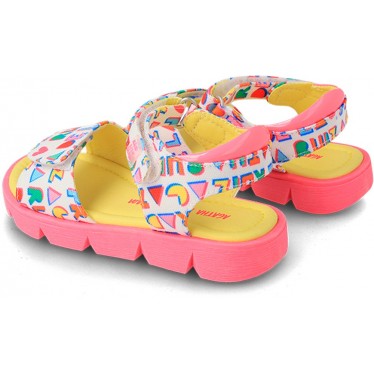 AGATHA RUIZ DE LA PRADA SANDALEN MIT DRUCK 232955 BLANCO