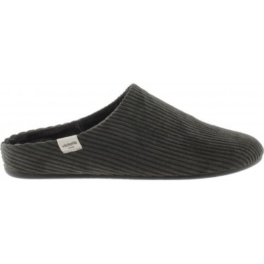 VICTORIA UNISEX NORTH CORD-PANTOFFEL 1081107 NEGRO