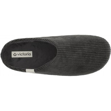 VICTORIA UNISEX NORTH CORD-PANTOFFEL 1081107 NEGRO