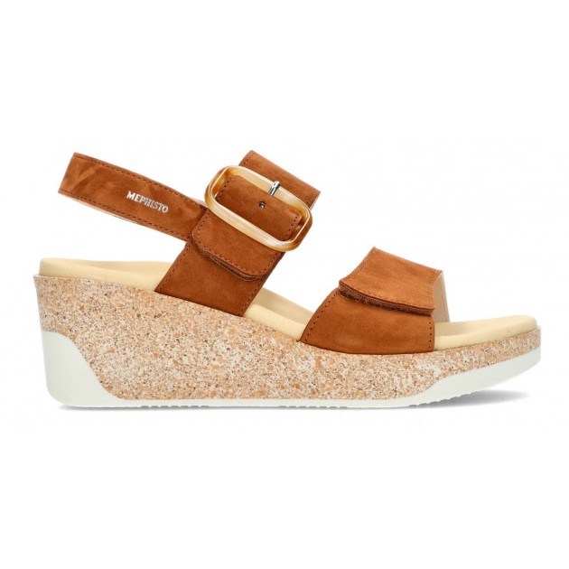 MEPHISTO GIULIA SANDALEN HAZELNUT MEPHISTO GIULIA SANDALEN HAZELNUT