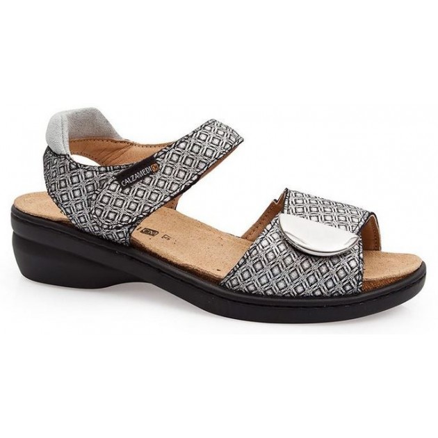 CALZAMEDI SANDAL IM FRISCHEN STIL NEGRO CALZAMEDI SANDAL IM FRISCHEN STIL NEGRO