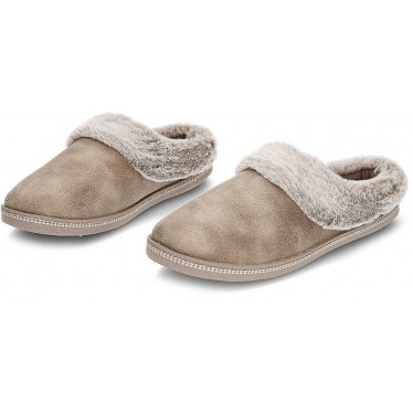 SKECHERS COSY CAMPFIRE HAUSSCHUHE 167625 TAUPE