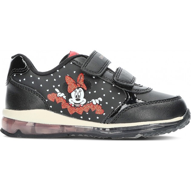 SNEAKERS MIT LEICHTEM GEOX MINNIE MOUSE B3685C BLACK SNEAKERS MIT LEICHTEM GEOX MINNIE MOUSE B3685C BLACK