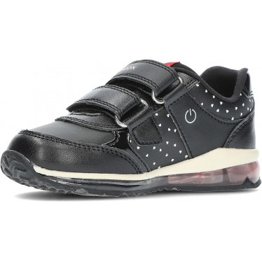 SNEAKERS MIT LEICHTEM GEOX MINNIE MOUSE B3685C BLACK