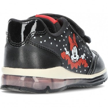 SNEAKERS MIT LEICHTEM GEOX MINNIE MOUSE B3685C BLACK